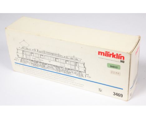 Marklin HO Gauge 3-rail Ref 3469 DR red livery type E19 Locomotive No. E19 12. Condition is Excellent Plus to Near Mint in Go