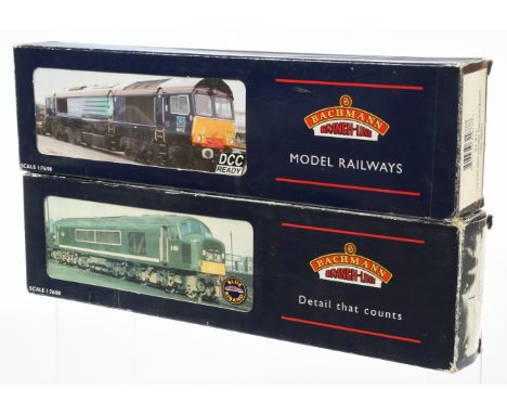 Bachmann pair of Diesel Locomotives comprising of 32-977 Class 66/9 DRS/Stobart Rail Diesel Locomotive No. 66411 and 32-675 C