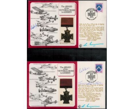 FDC Royal Air Force gallantry Medal collection. 11 signed and flown covers to commemorate the awarding of different Medals of