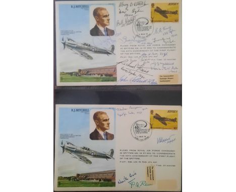 FDC Royal Air Force collection, 45+ signed covers to commemorate different Anniversary's. All covers are signed or multi sign
