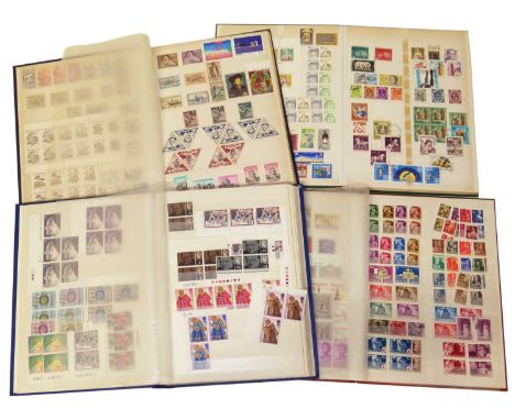 All World collection in 4 stockbooks, all periods with many mint sets, miniature sheets and stamps in blocks, some interest i