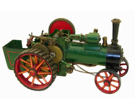 Bassett Lowke Ltd traction engine, 3/4 inch scale model "Burrell Type" incomplete but with drawings and constructors booklet.