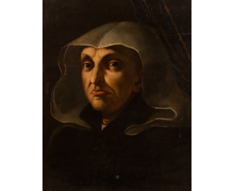 Workshop of Agostino Karacci (1557-1602)/Portrait of an Old Lady/circa 1580/1600/oil on canvas, 49cm x 39.5cm CONDITION REPOR