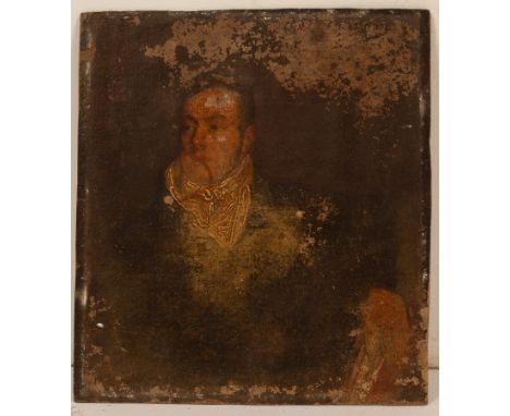English School, 19th Century/Portrait of Sir Henry Rowley Bishop (composer)/half-length/oil on canvas, 23cm x 20cm/and sundry