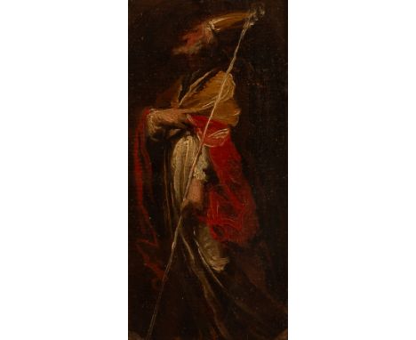 Ubaldo Gandolfi (1728-1781)/St Petronius in Ecstasy/oil on canvas laid to card, 17cm x 9cm/Note: sketch for the painting in t