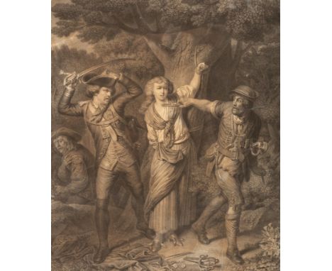Johann Georg Wille (1715-1808)/Le Maréchal des Logis/after Pierre Alexander Wille, dated 1790/Framed Engraving 39cm x 49cm CO