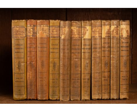 Lowndes (William Thomas), the Bibliographer's Manual of English Literature, 10 volumes plus Appendix volume, London, Henry Bo