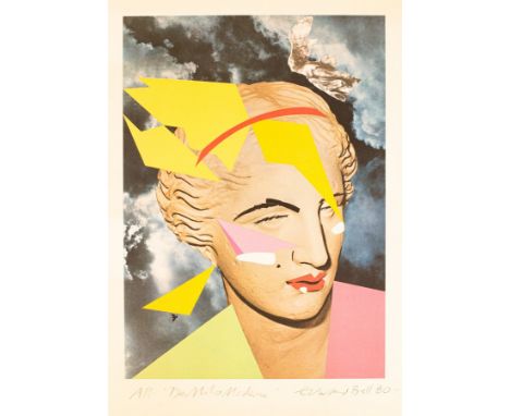 Edward Bell/De Milo Moderne/signed and dated Edward Bell '80, inscribed A/P/colour print, paper size 61.5cm x 46cm/and an Op 