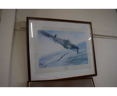 Battle of Britain by Robert Taylor, print, framed and glazed