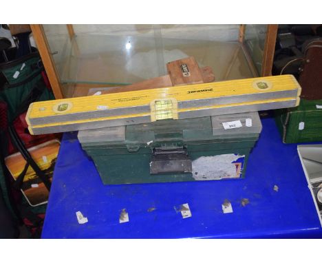 Tool box and a quantity of tools