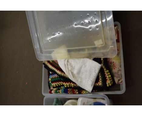 Crochet blanket and other textiles