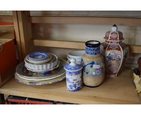 Assorted ceramics to include Spode, collectors plates, tea bowls etc
