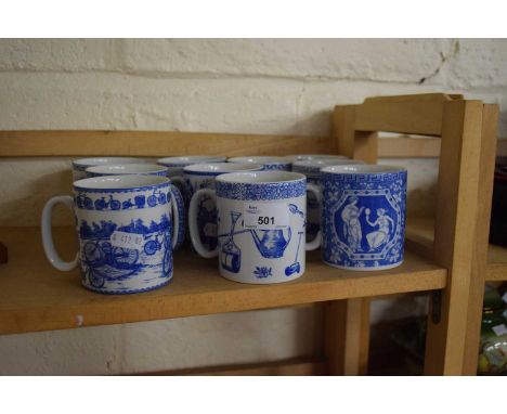 Quantity of Spode collection mugs
