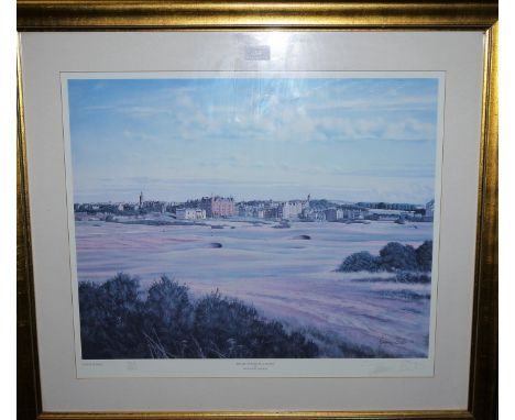 Graeme Baxter:  "The Old Course, St Andrews", artist signed limited edition print