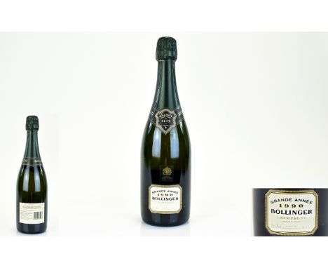 Bollinger White Label Grande Annee 1990 Bottle of Vintage Champagne. Highly Recommended Bottle of Vintage Champagne - Excelle