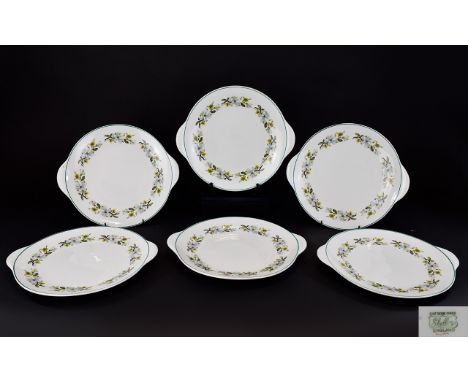 Shelley 6 Round Eared 9 inch Cake Plates