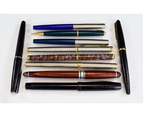 Collection Of Pens, To Include Parker Fountain Pens