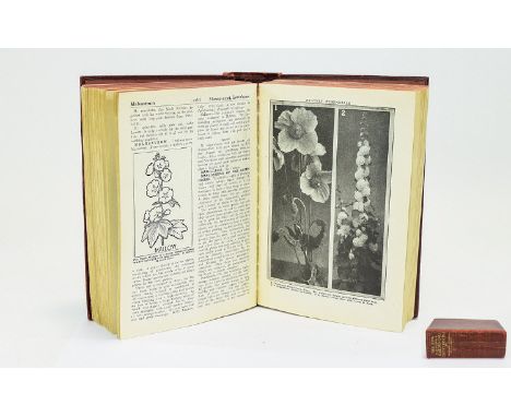 Gardening Interest Vintage Book Hardback edition 'The New Illustrated Gardening Encyclopaedia by Richard Sudell. Black and wh