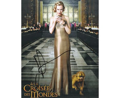 Nicole Kidman signed Golden Compass 10x8 inch colour photo. Good condition. All autographs come with a Certificate of Authent