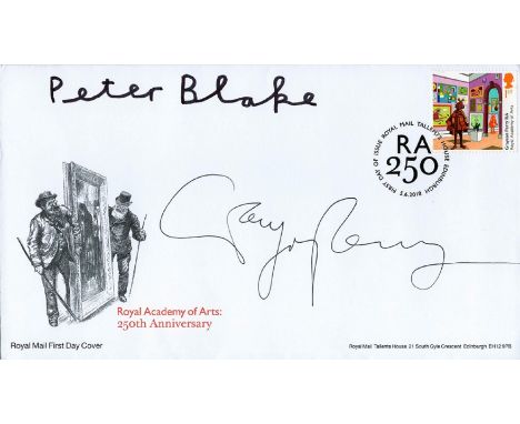 Grayson Perry signed Royal Mail FDC Royal Academy of Arts 250th Anniversary PM Tallents House Edinburgh 5. 6. 2018. Grayson P