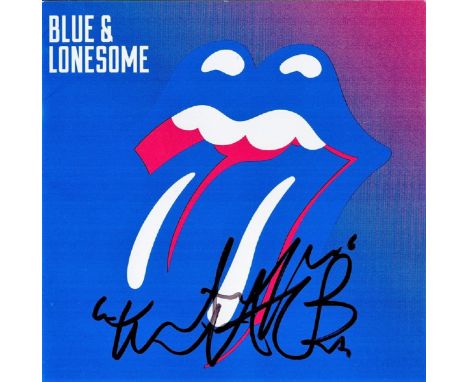 Charlie Watts signed Blue and Lonesome CD sleeve disc not included. Charles Robert Watts 2 June 1941 , 24 August 2021 was an 