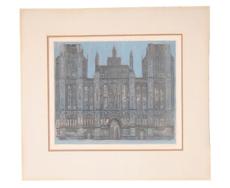 KEN HOWARD (1932-2022) Three architectural prints of ecclesiastical buildingsall signed lower right, the first an 'Artist's P