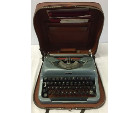 An Imperial Good Companion 4 manual typewriter in case.