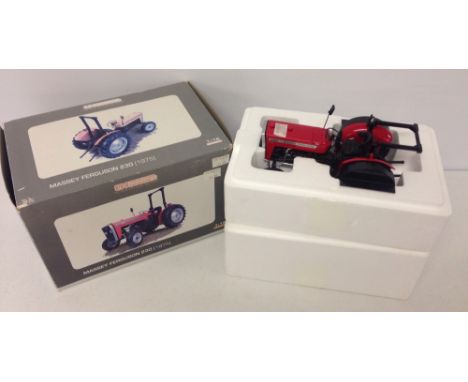 A boxed Universal Hobbies 1:16 scale Massey Ferguson 230 (1975) tractor