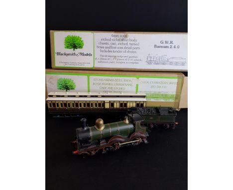 MODEL KIT ENGINE AND CARRIAGE