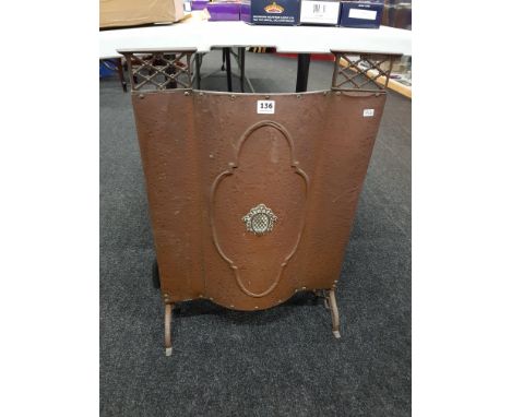 COPPER FIRE SCREEN