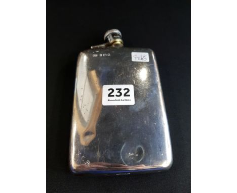 SILVER HIP FLASK 