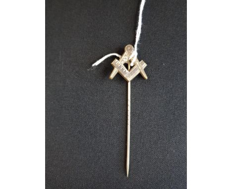 ANTIQUE MASONIC STICK PIN