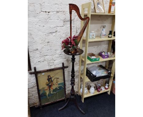 PLANT STAND AND HARP 