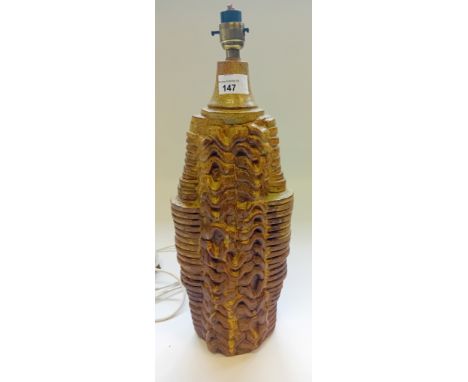 Vintage Bernard Rooke Pottery Lamp [46cm] 