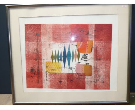 C20th English School "Trickster XXVI" lithograph, indistinctly signed & titled in pencil