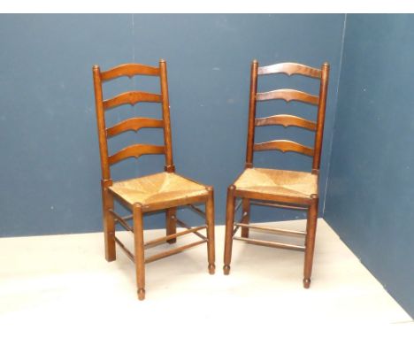 Eastern hardwood and wrought iron coffee table with glass top, four various chairs to include C18th oak single chair, pair el