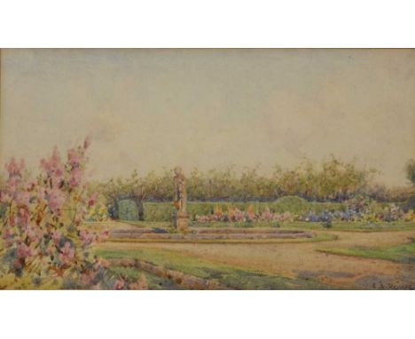 Ernest Arthur Rowe (1863-1922)Penshurst 1915 'At evening time it shall be light', signed, further signed and inscribed to an 
