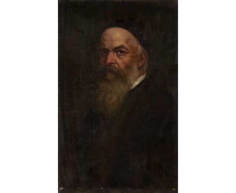 Anton Kaulbach (1864-1930)Portrait of a rabbi, oil on canvas, 51 x 32.5cm
