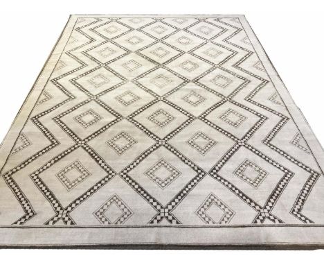 ROBERT STEPHENSON CARPET, 370cm x 280cm, Moroccan design. 