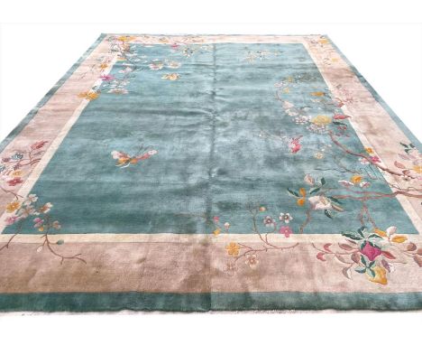 CHINESE ART DECO CARPET, 390cm x 300cm. 