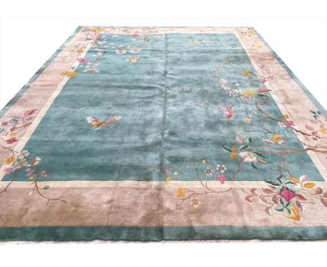 CHINESE ART DECO CARPET, 390cm x 300cm. 