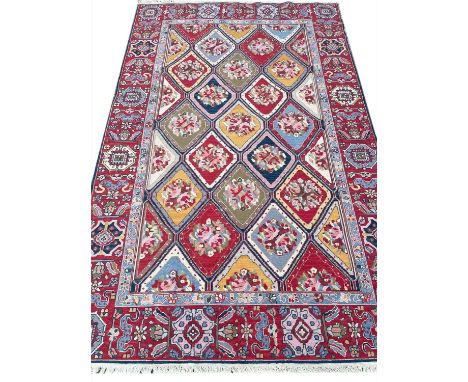 PERSIAN QASHQAI SOUMAK CARPET, 278cm x 176cm. 