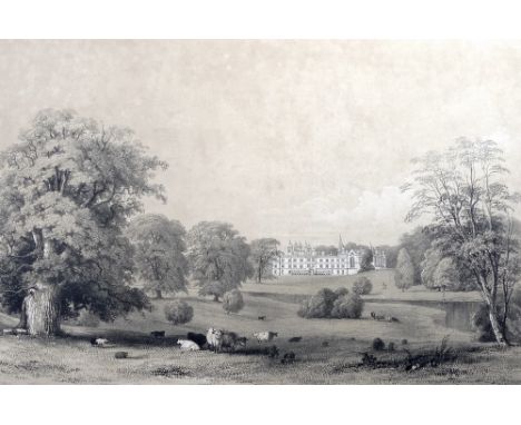 Views of Burghley: five lithographic prints, drawn by B. Rudge, Bedford, 1845, published Samuel Sharp, Stamford and Ackermann