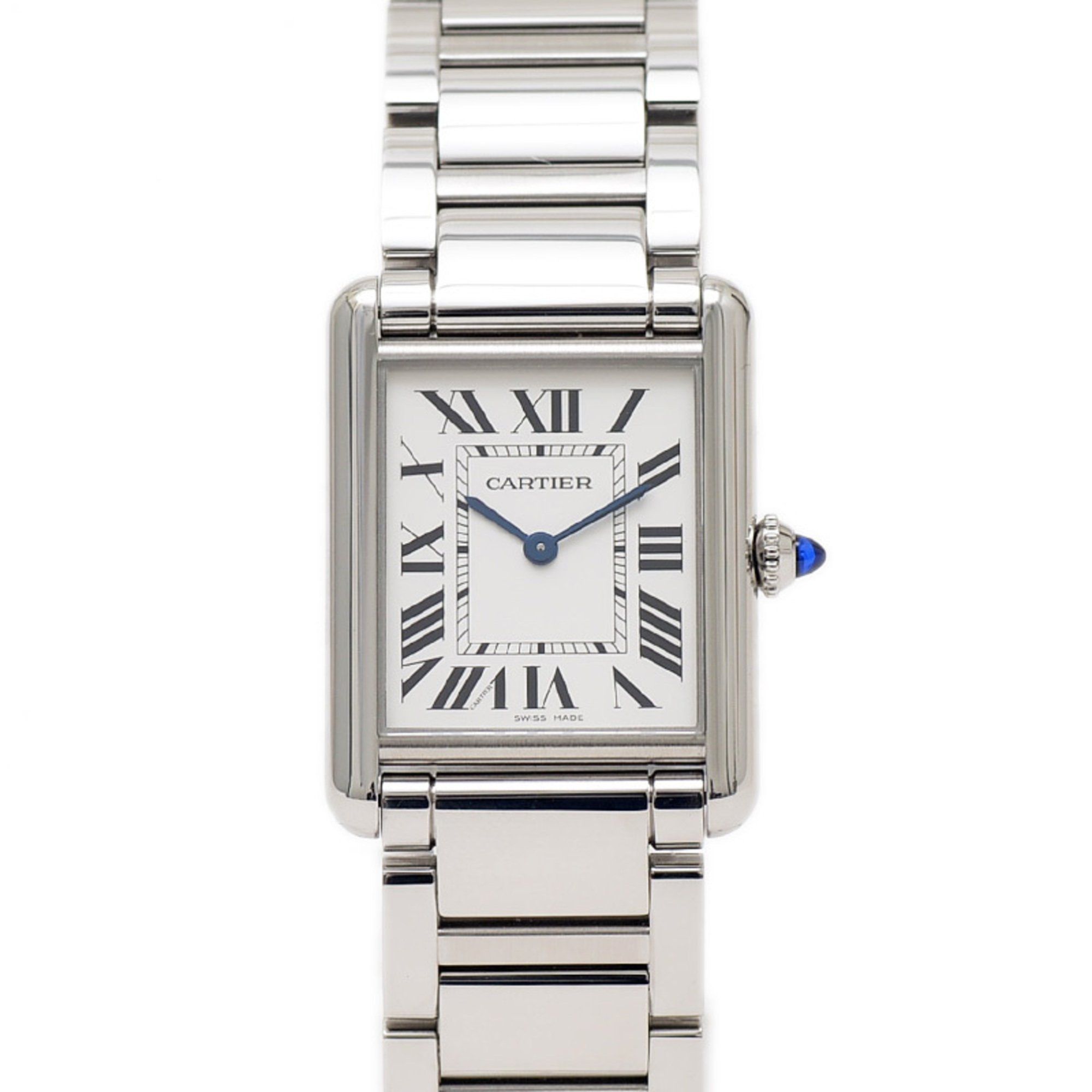 Cartier Tank Must LM Silver Dial Quartz Watch WSTA0052 Men's BP