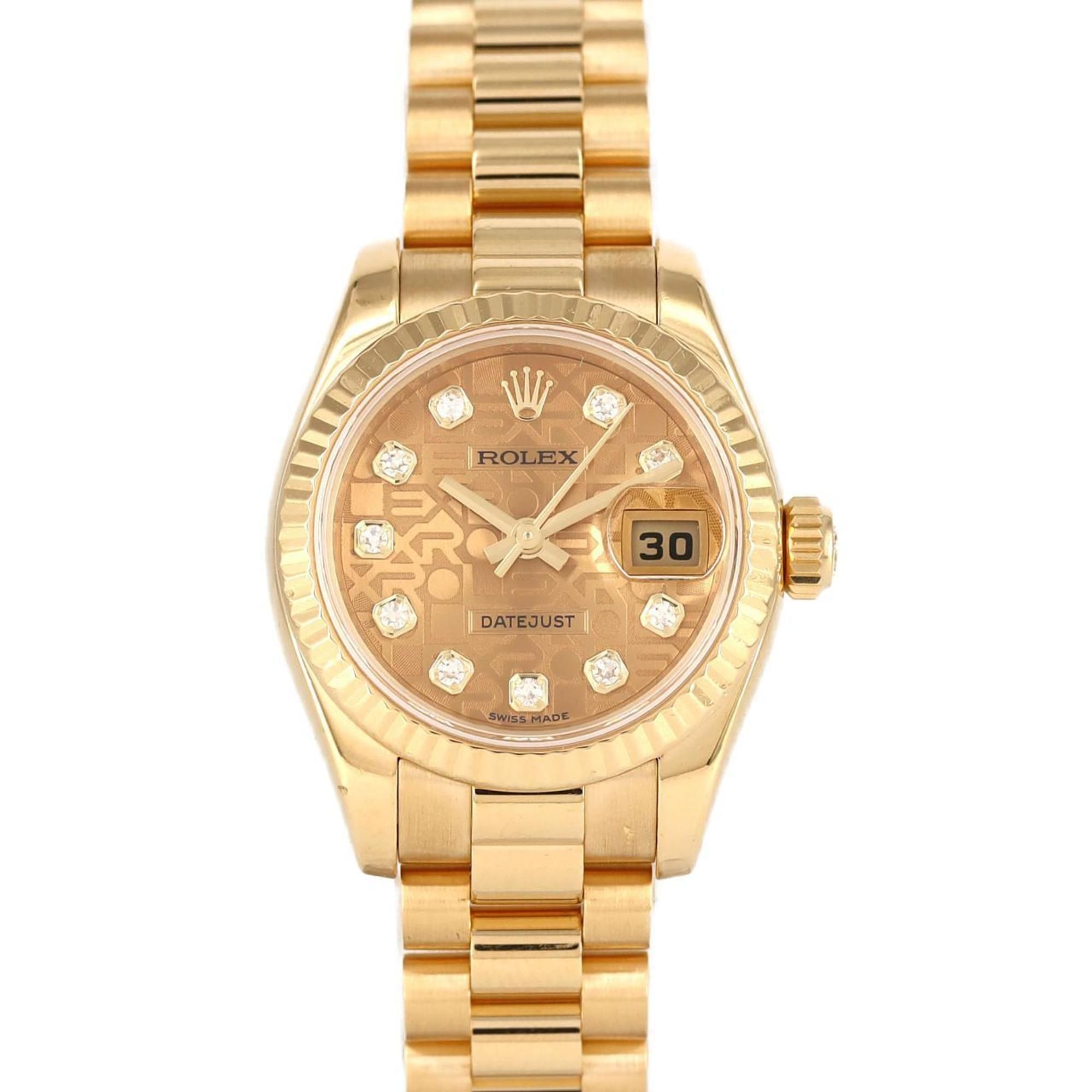 Rolex Datejust 179178G YG Automatic Watch Random Number