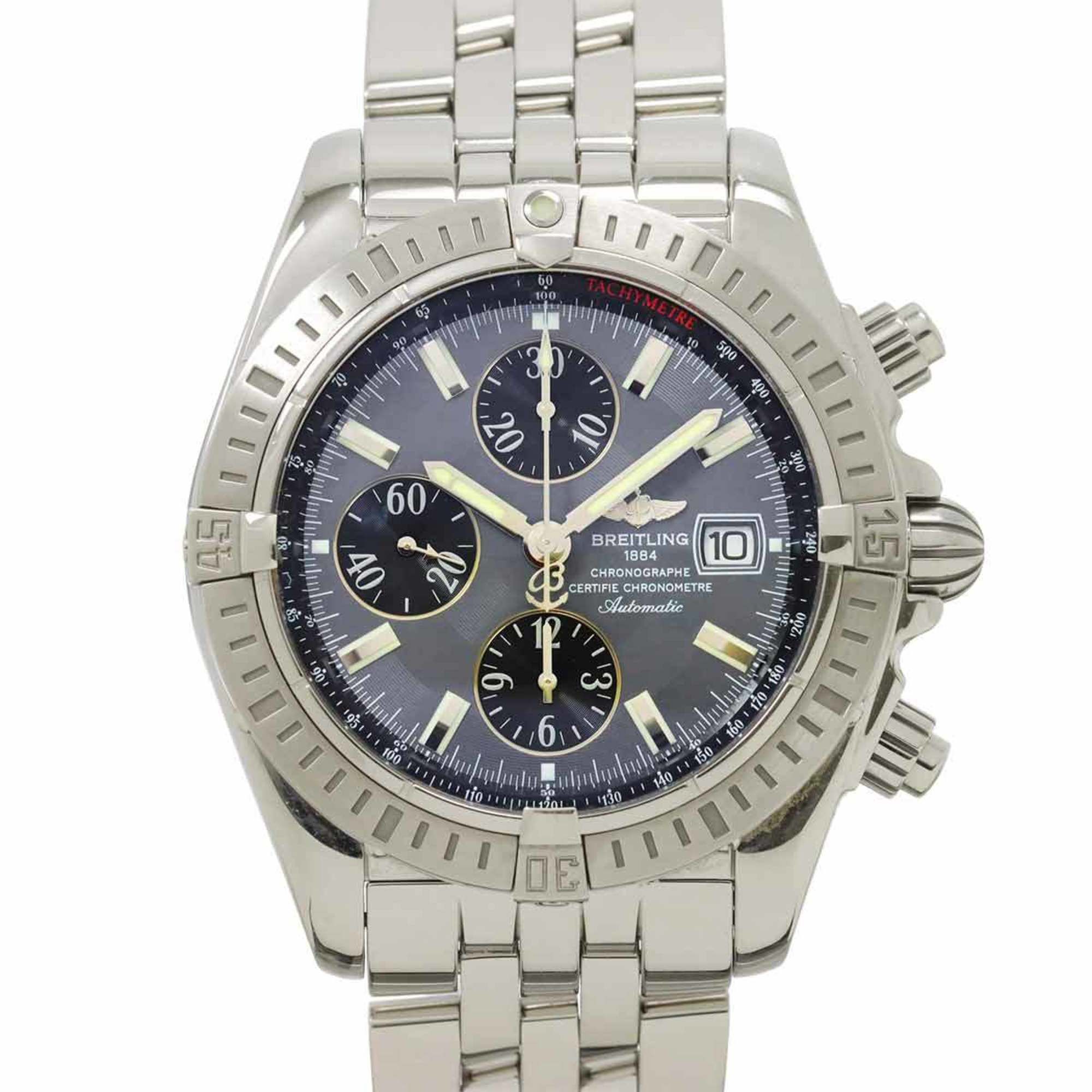 Breitling Chronomat Evolution A13356 Men's Watch with Date, Gray, Automatic