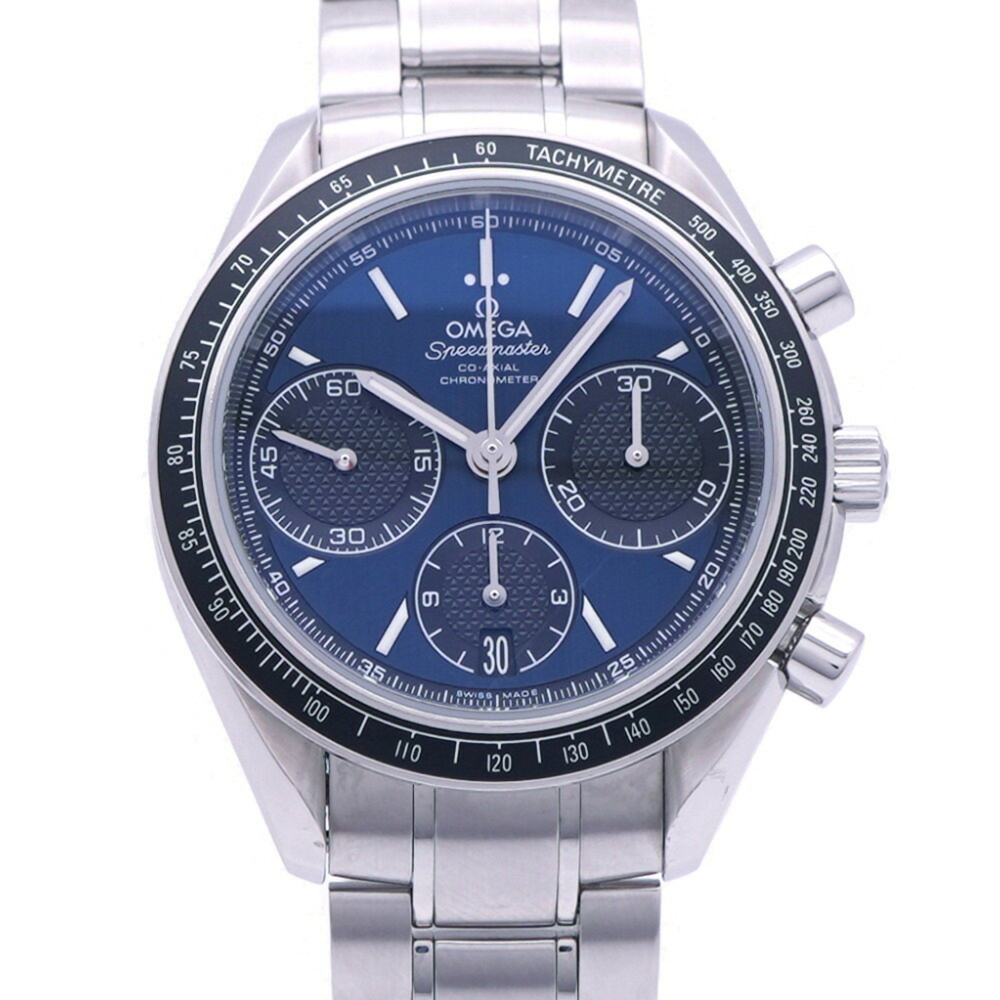 Omega Automatic Speedmaster Racing Co-Axial Chronometer 326.30.40.50.03.001 Stainless Steel Navy Blu