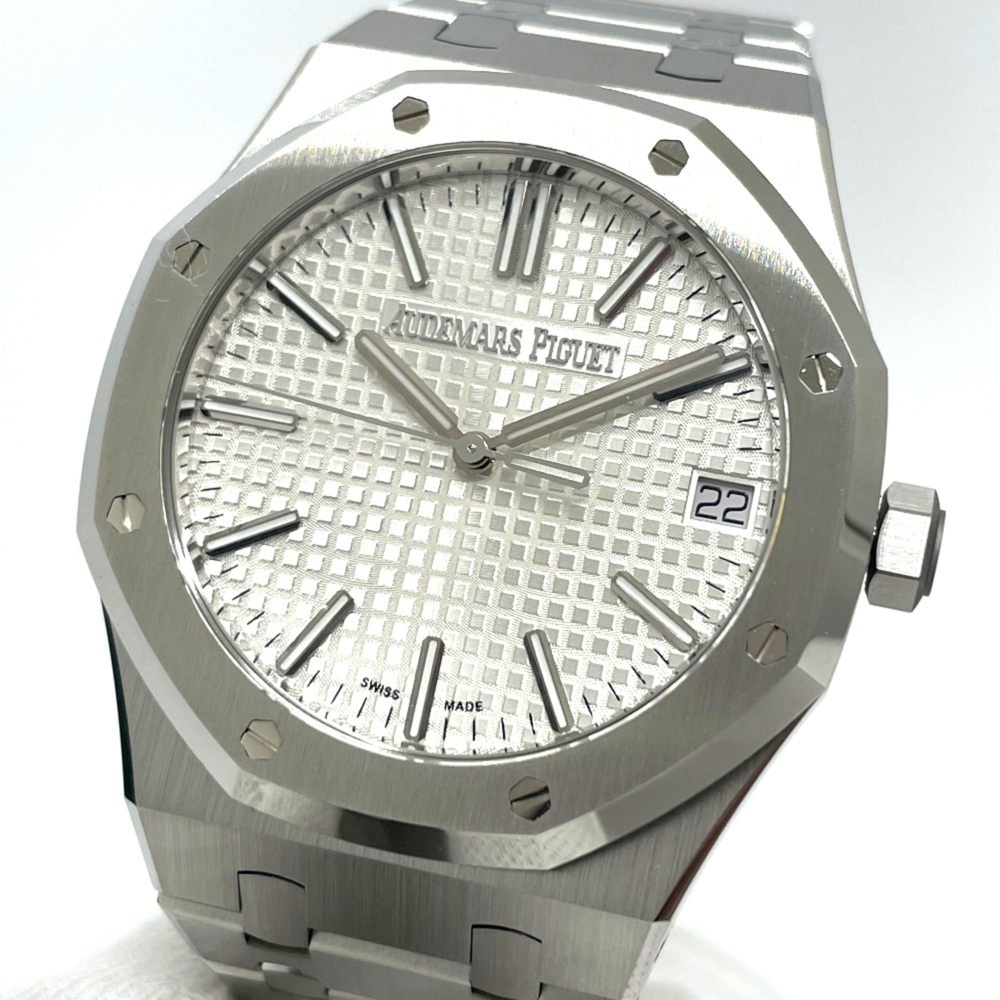 AUDEMARS PIGUET 15510ST.OO.1320ST.03 Royal Oak 50th Anniversary Automatic Date Watch Stainless Steel