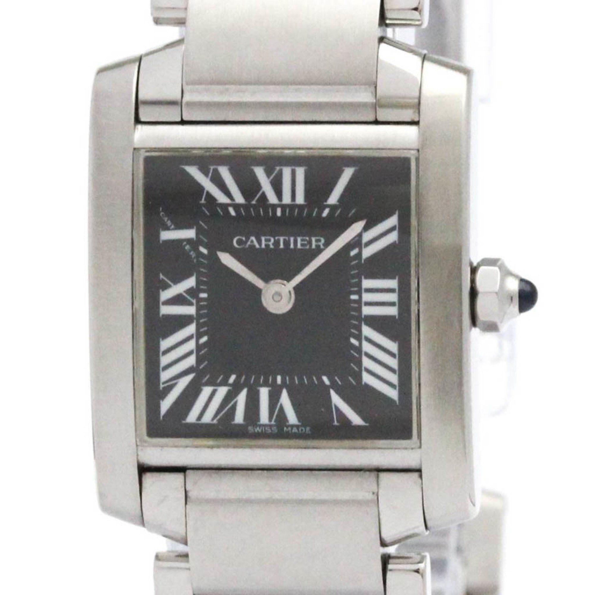 CARTIER Tank Francaise Asia LTD Quartz Ladies Watch W51026Q3 Polished