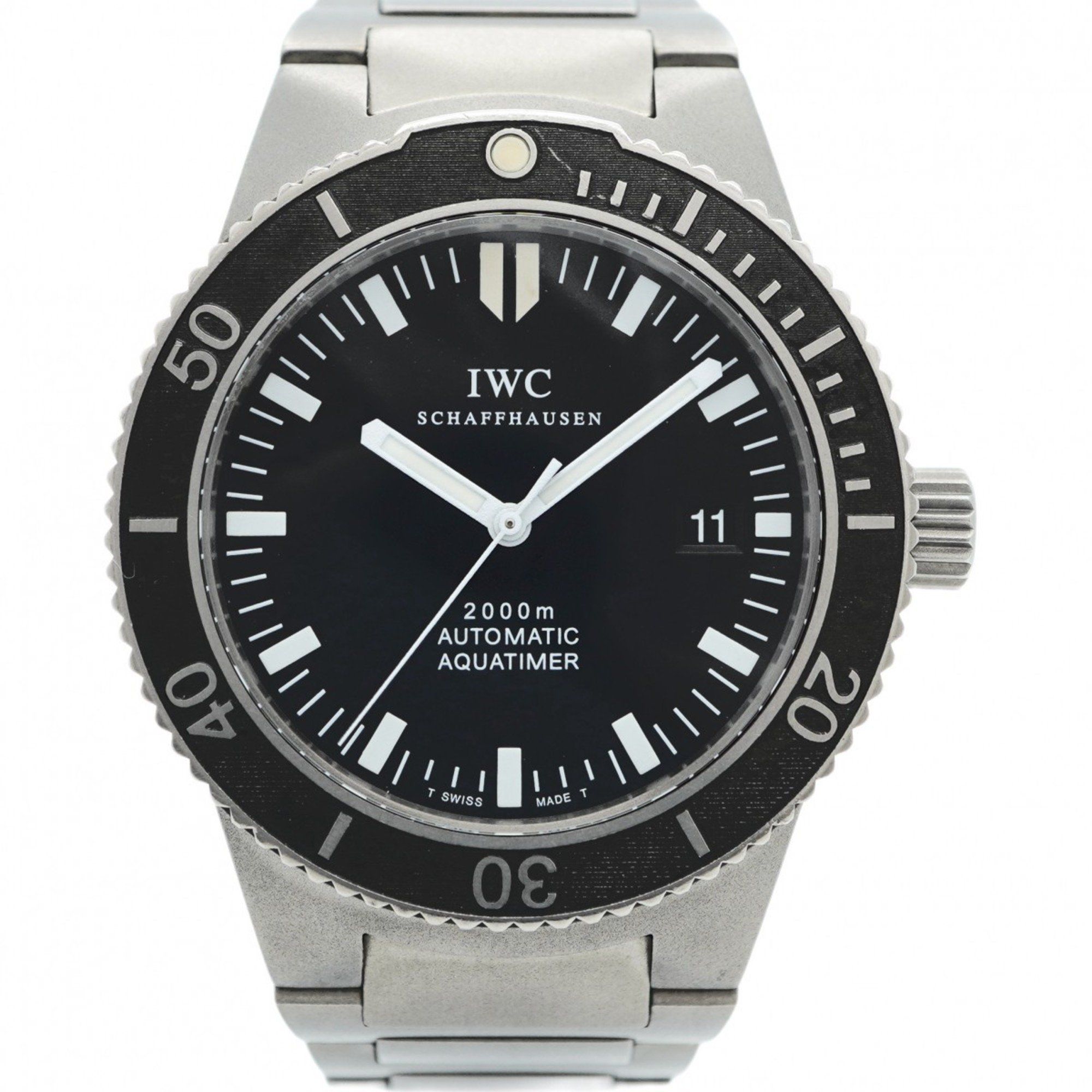 IWC Schaffhausen Aquatimer IW353601 Black Dial Men's Watch